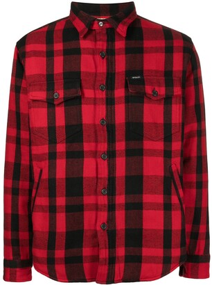 Polo Ralph Lauren Check-Print Logo-Patch Shirt Jacket - ShopStyle