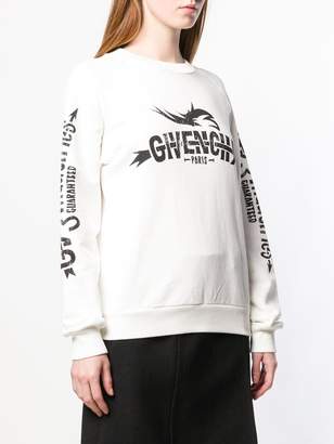 Givenchy logo print sweatshirt