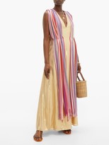 Thumbnail for your product : M Missoni Vintage-scarf Silk-blend Lamé Maxi Dress - Multi