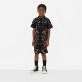 Thumbnail for your product : Burberry Childrens Coral Print Cotton Shorts Size: 10Y