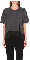Thumbnail for your product : Comme des Garcons Scalloped trim top