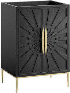 Modway 23" Single Bathroom Vanity Base Only in Black