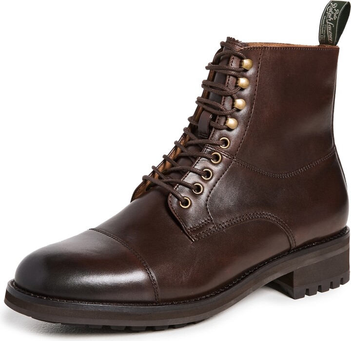 Ralph Lauren Leather Women's Boots | ShopStyle