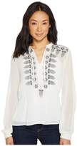 Thumbnail for your product : Roper 1318 Solid Georgette Blouse Women's Long Sleeve Pullover