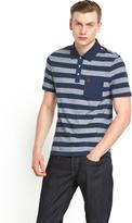 Thumbnail for your product : Original Penguin Mens Space Dyed Stripe Polo