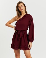 Thumbnail for your product : Atmos & Here Atmos&Here - Women's Red Mini Dresses - Flora Mini Dress - Size 12 at The Iconic