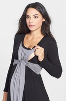 Thumbnail for your product : Japanese Weekend Jersey Maternity/Nursing Dress
