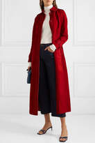 Thumbnail for your product : Gabriela Hearst Belted Suede Coat - Red