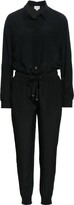 Thumbnail for your product : CAMI NYC Ibai Long Sleeve Stretch Silk Jumpsuit