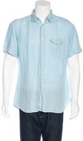 Thumbnail for your product : Glanshirt Linen Button-Up Shirt w/ Tags