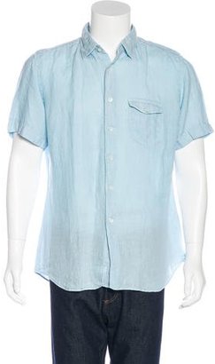 Glanshirt Linen Button-Up Shirt w/ Tags