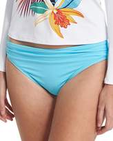 Thumbnail for your product : Tommy Bahama Shirred Hipster Sash Solid Swim Bottom, Blue