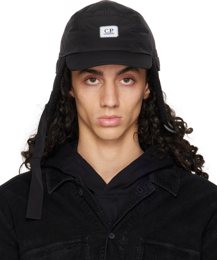 Mens Hats Black Cp Goggle Hat Cp Company Hat New Arrivals