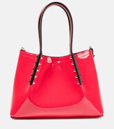 Thumbnail for your product : Christian Louboutin Cabarock Mini patent leather tote