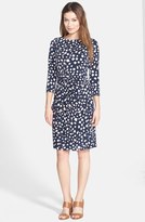 Thumbnail for your product : Adrianna Papell Print Drape Jersey Sheath (Regular & Petite)