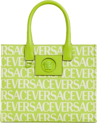 Versace 2021 olive green suede purse handbag $1995 new w/tags