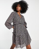 Thumbnail for your product : Violet Romance mini smock dress in ditsy floral print