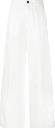 white evening pants