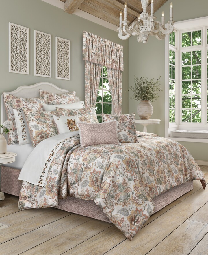 Royal Court Janessa Jacobean 4-Pc. Comforter Set California King