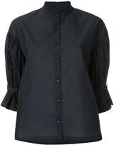 Thumbnail for your product : Kolor pleated-sleeve blouse