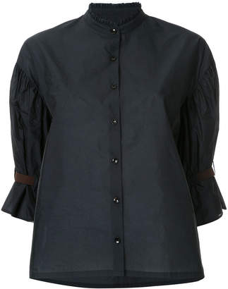 Kolor pleated-sleeve blouse