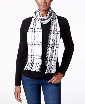 Charter Club Windpine Plaid Woven Scarf, Created for Macy's