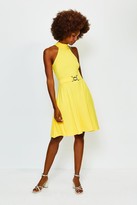 Thumbnail for your product : Karen Millen Belted Jersey Funnel Neck Dress