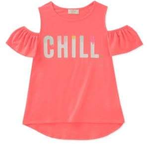 Kate Spade Girl's Chill Cold-Shoulder Tee