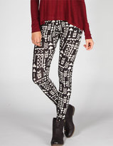 Thumbnail for your product : Lily White Ethnic Print Stripe Womens Leggings