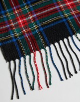 Thumbnail for your product : ASOS Woven Plaid Scarf In Black And Red
