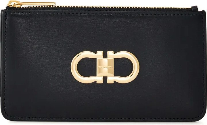 Ferragamo Gancini leather cardholder