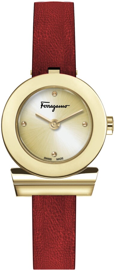 Salvatore Ferragamo Gancino Strap Watch - ShopStyle