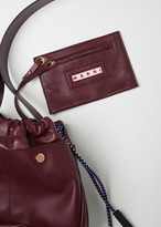 Thumbnail for your product : Marni Ruched Petite Shoulder Bag