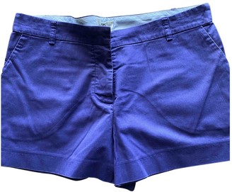 Maje Purple Cotton Shorts for Women