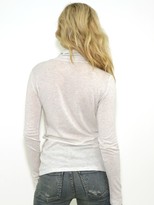 Thumbnail for your product : Majestic Long Sleeve Cotton/Cashmere Turtleneck