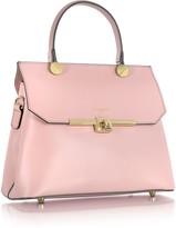 Thumbnail for your product : Atlanta Candy Pink Leather Top Handle Satchel Bag w/Shoulder Strap