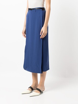 Emporio Armani Belted Midi Skirt