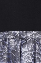 Thumbnail for your product : Aidan Mattox Aidan by Pleated Jacquard Skirt Fit & Flare Dress