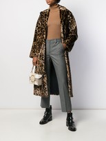 Thumbnail for your product : RED Valentino RED(V) leopard print open front coat