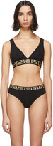 Thumbnail for your product : Versace Underwear Underwear Black Empire Medusa V-Neck Bra