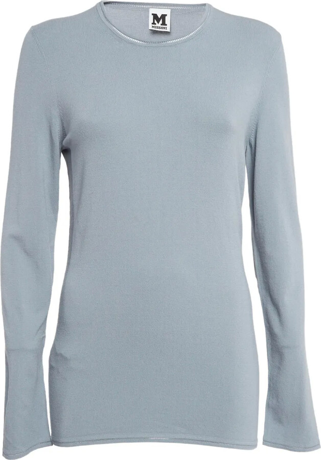 Missoni Oversized Lurex Knit T-Shirt With Crew Neck - ShopStyle