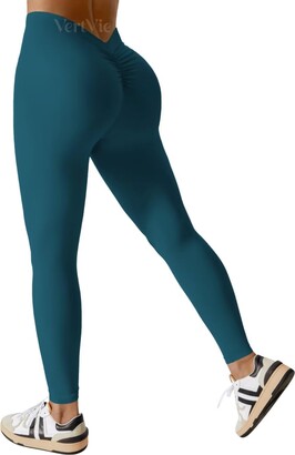 DOULAFASS Women Butt Lifting Leggings Seamless Scrunch Butt High Waisted  Workout Yoga Pants