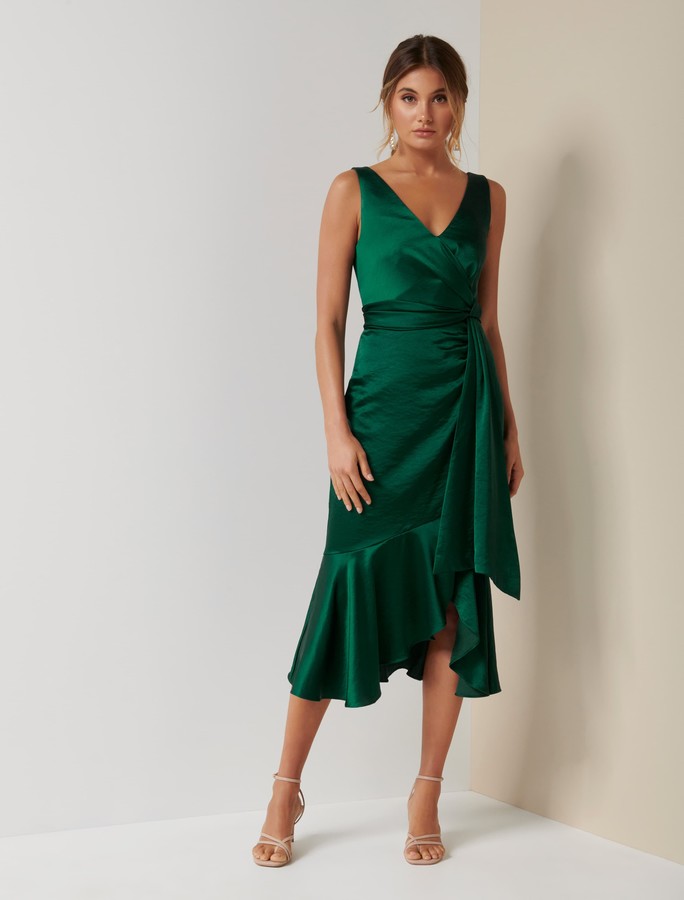 forever new emerald green dress