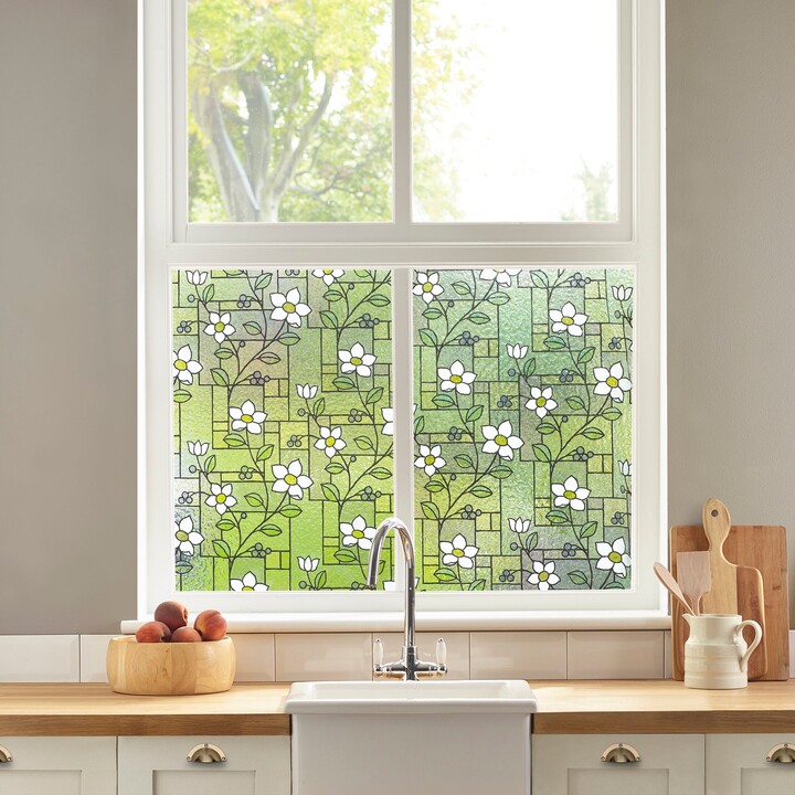 Dunelm Daisy Static Window Film Clear ShopStyle Decor