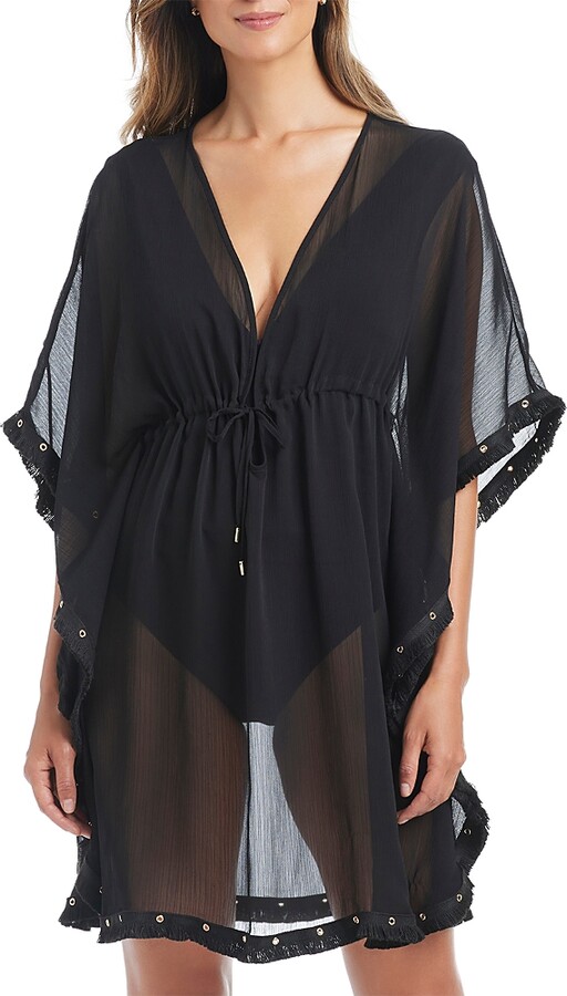 Bleu Rod Beattie Tie Front Caftan