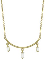 Thumbnail for your product : Tate Diamond Fringe Arc Necklace - Yellow Gold