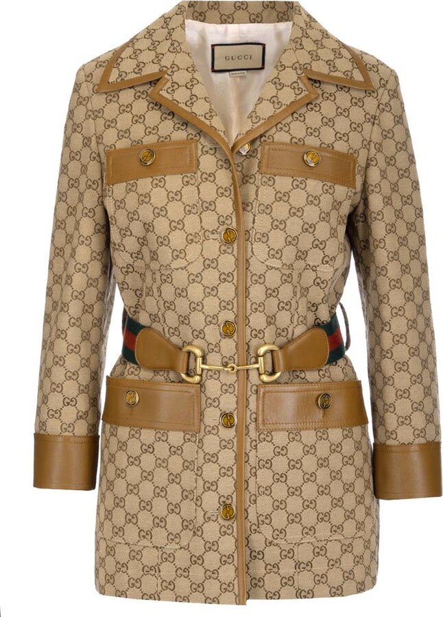 Gucci Women's Beige Jackets | ShopStyle