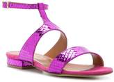 Thumbnail for your product : Via Roma 15 snakeskin effect sandals