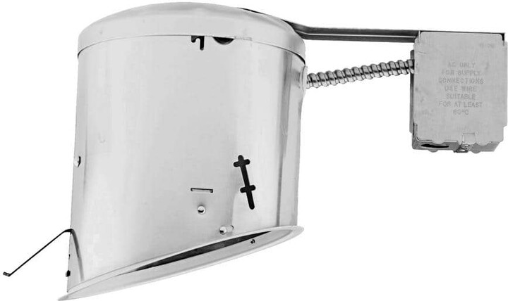 NICOR 6 in. Recessed IC Rated Airtight Sloped Housing with Sloped Ceilings