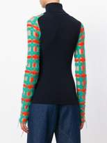 Thumbnail for your product : Esteban Cortazar contrast sleeve turtleneck sweater